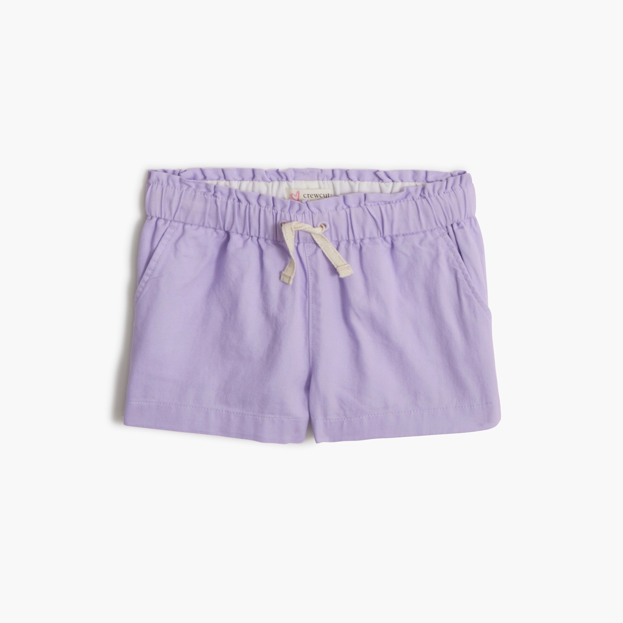 Girls' pull-on paper-bag short