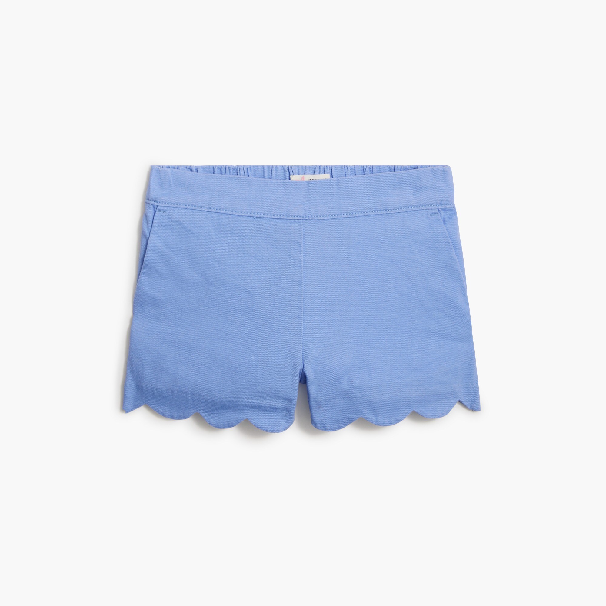 girls Girls' scallop-hem pull-on short