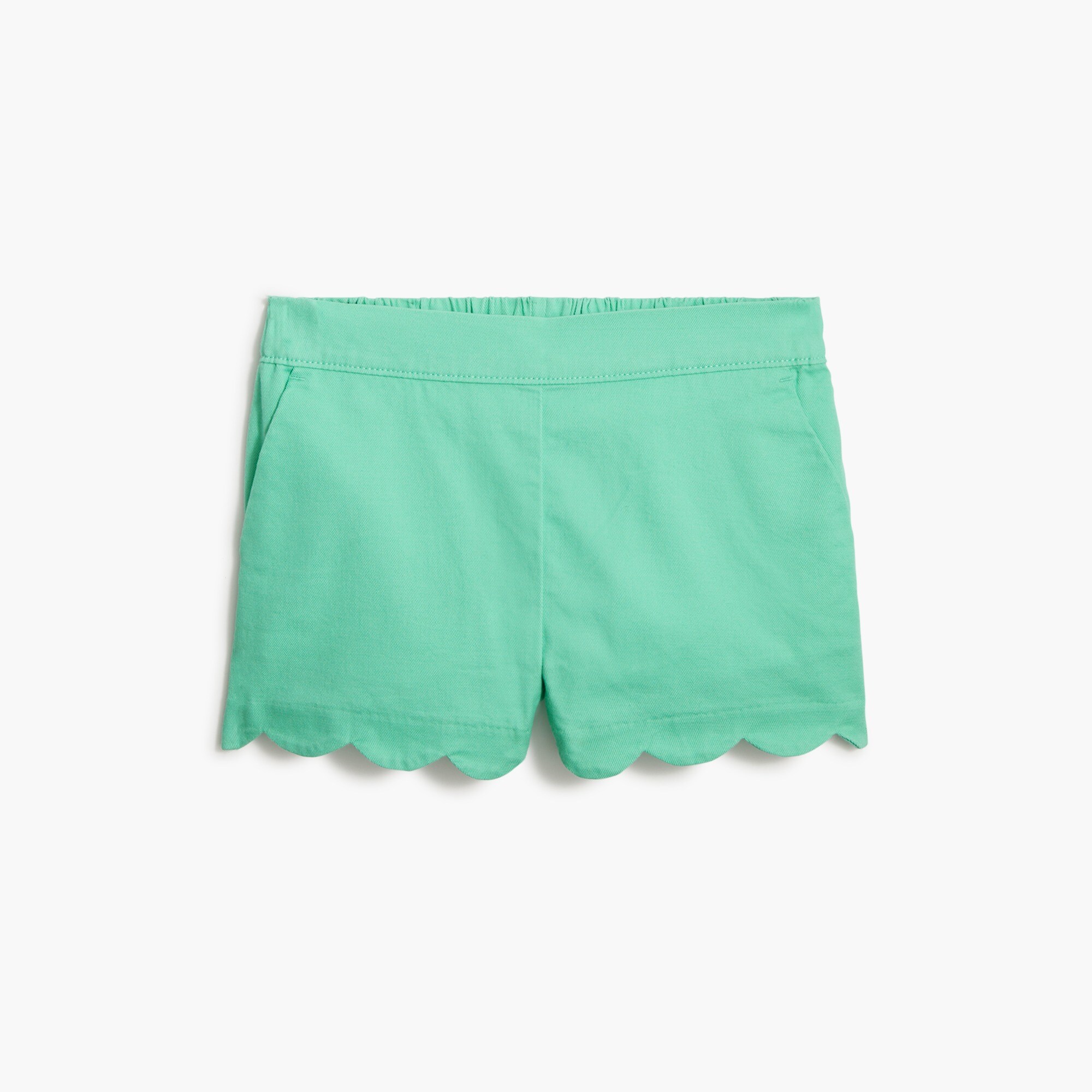 girls Girls' scallop-hem pull-on short