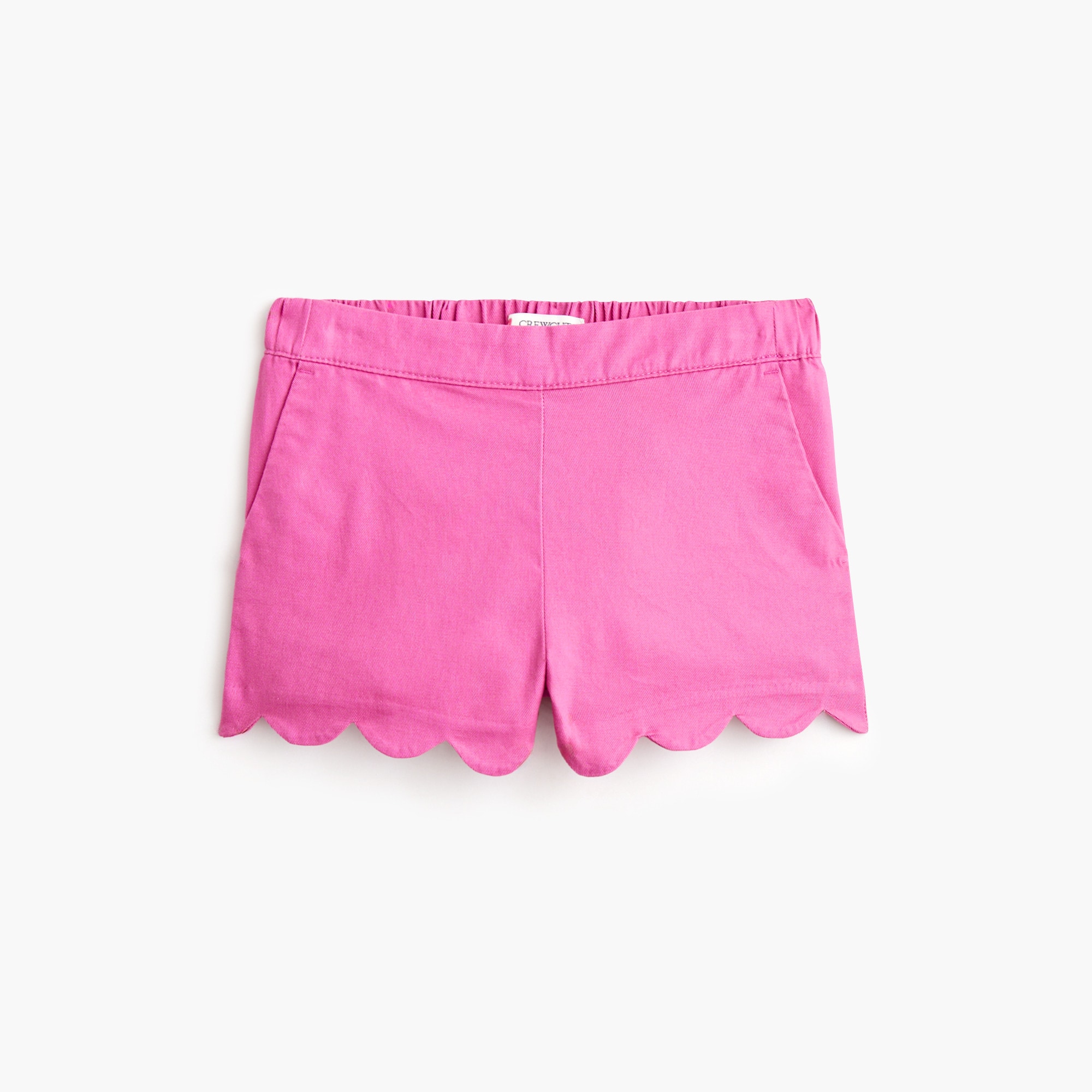 girls Girls' scallop-hem pull-on short