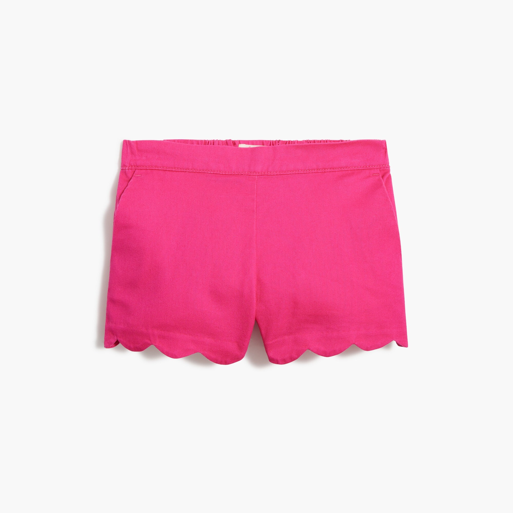 girls Girls' scallop-hem pull-on short