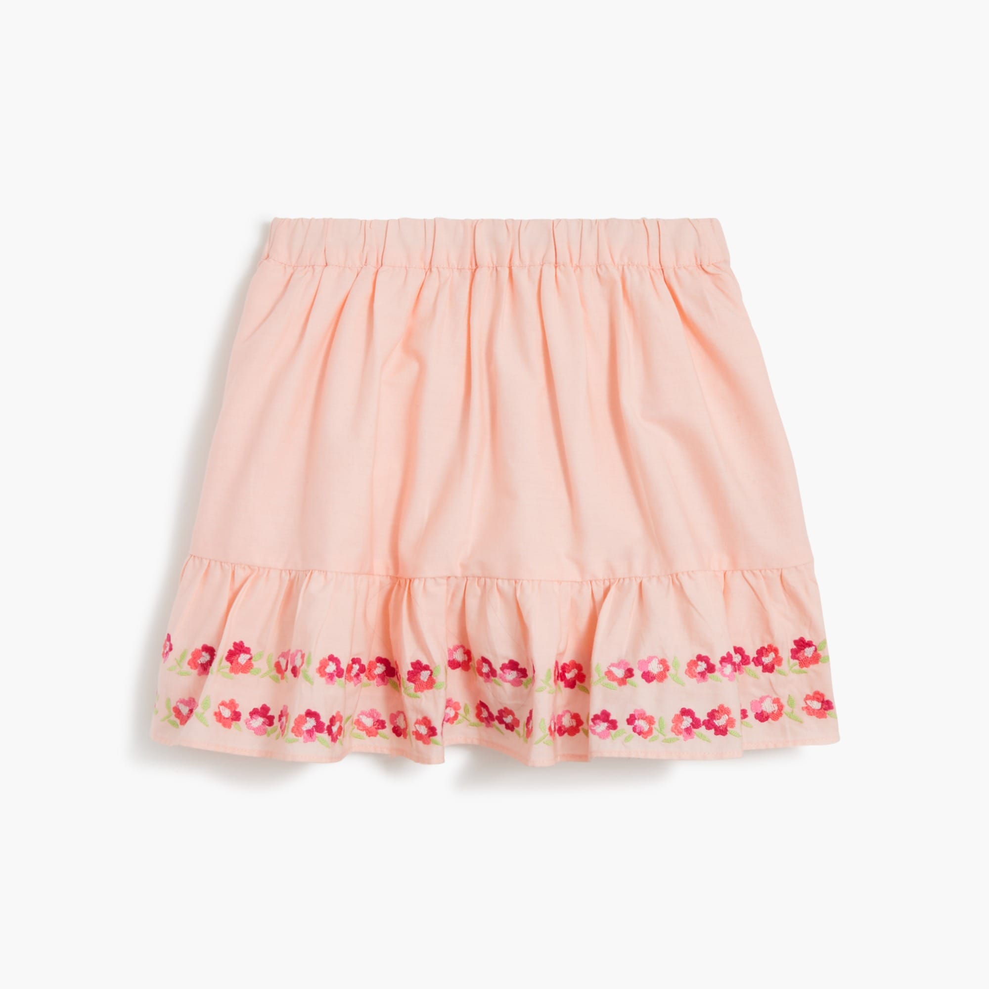 Girls' embroidered skirt
