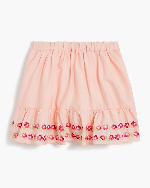  Girls' embroidered skirt
