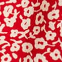 Kids' washed short-sleeve stretch poplin button-down in prints VINTAGE RED FLORAL