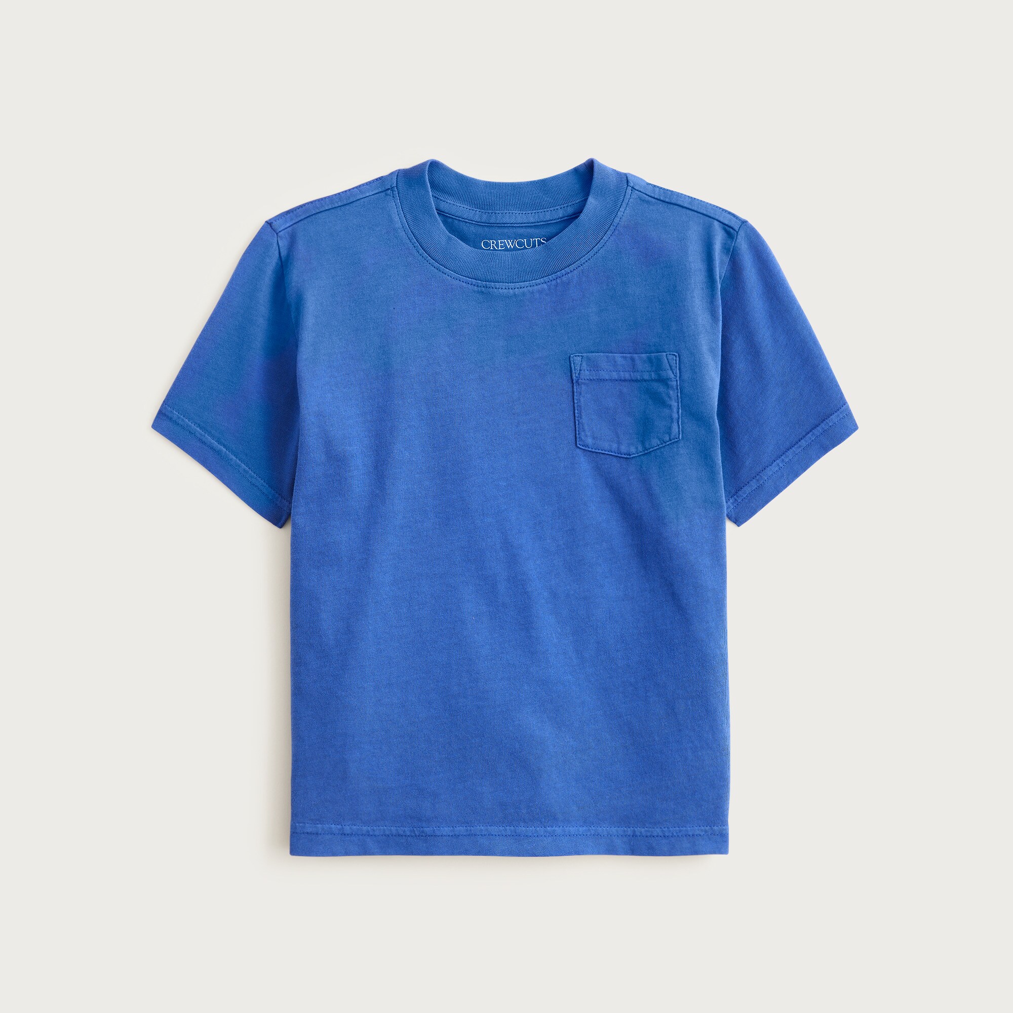 Kids' new garment-dyed pocket T-shirt
