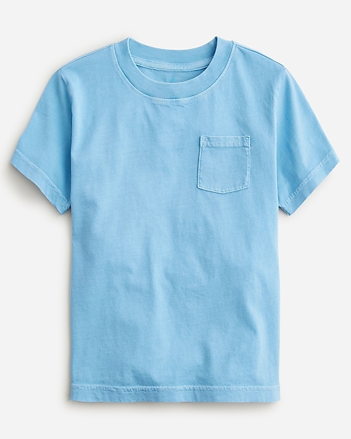 girls Kids' new garment-dyed pocket T-shirt