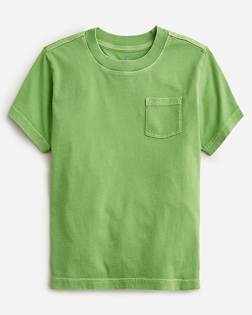 girls Kids' new garment-dyed pocket T-shirt