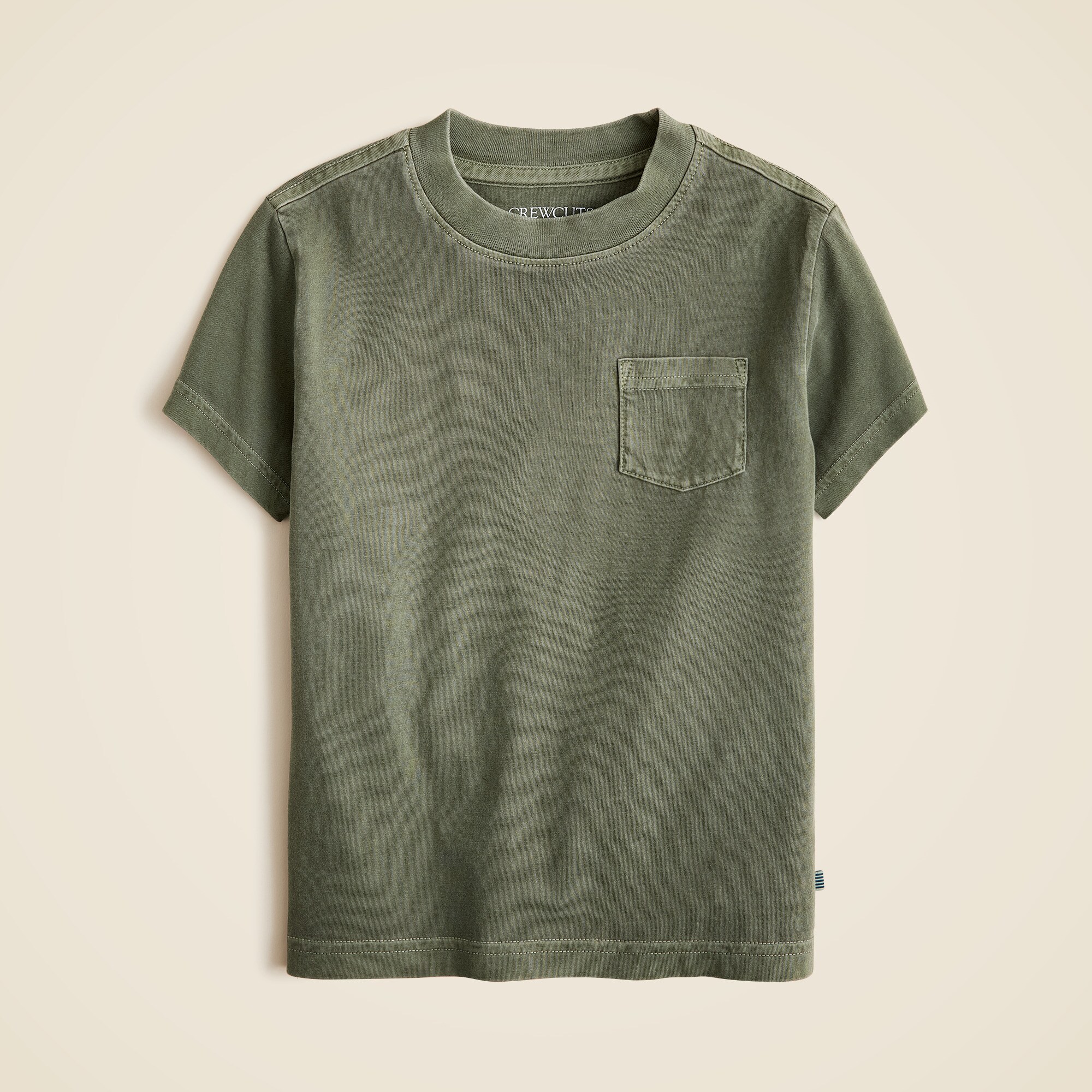 boys Kids' new garment-dyed pocket T-shirt