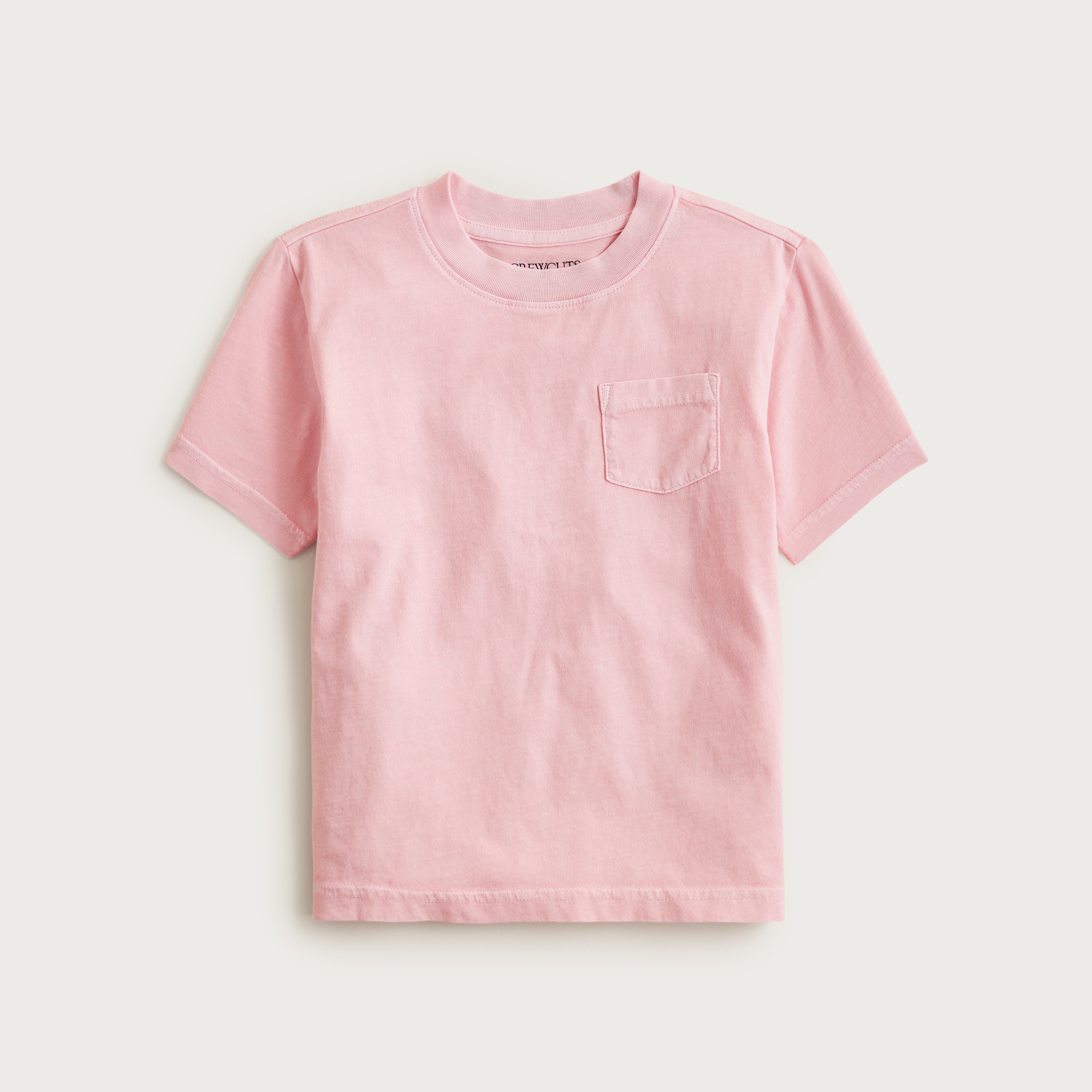 Kids' new garment-dyed pocket T-shirt