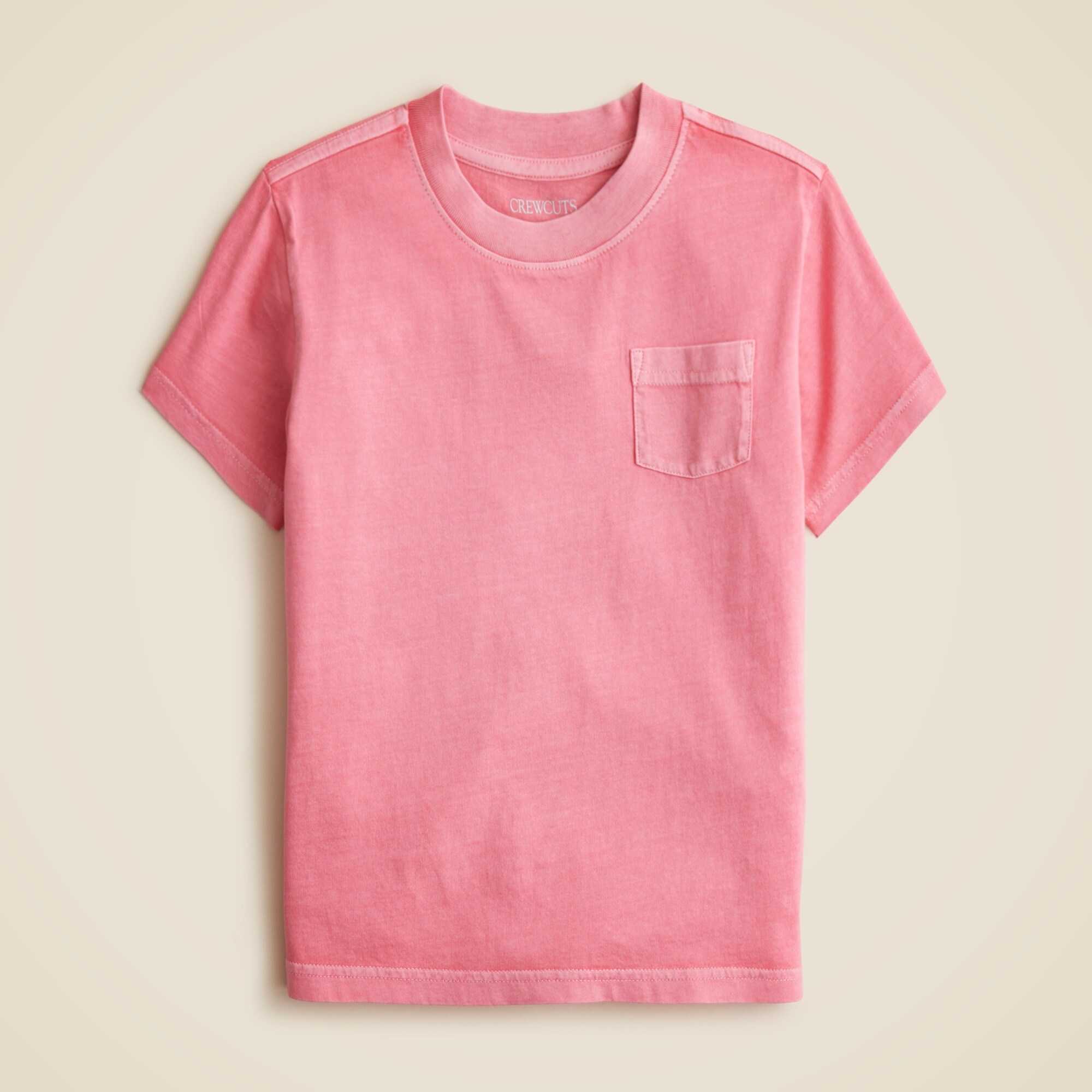 boys Kids' new garment-dyed pocket T-shirt
