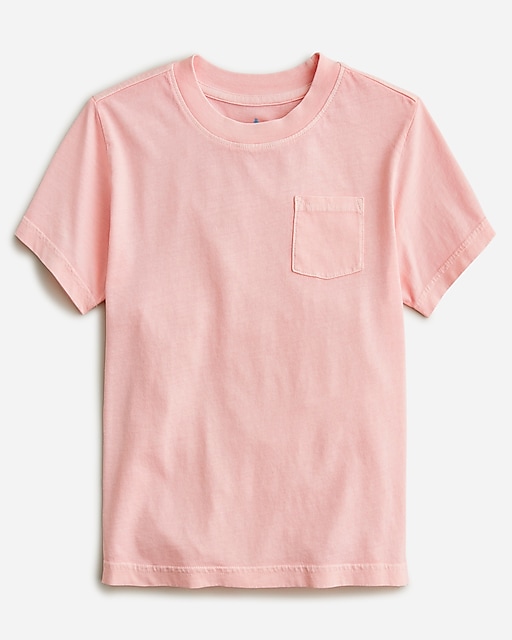 boys Kids' new garment-dyed pocket T-shirt