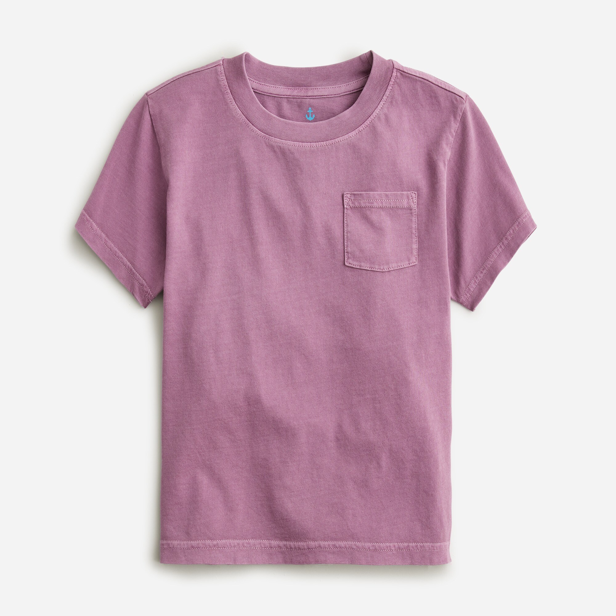  Kids' new garment-dyed pocket T-shirt