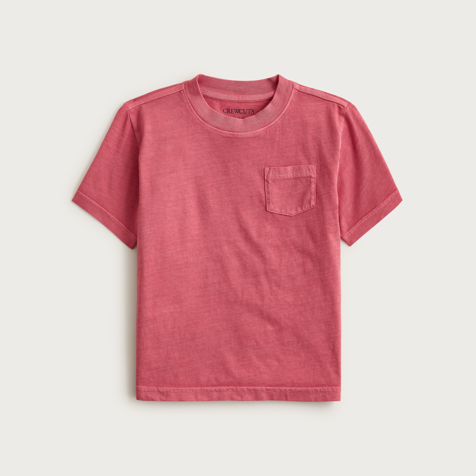 Kids' new garment-dyed pocket T-shirt