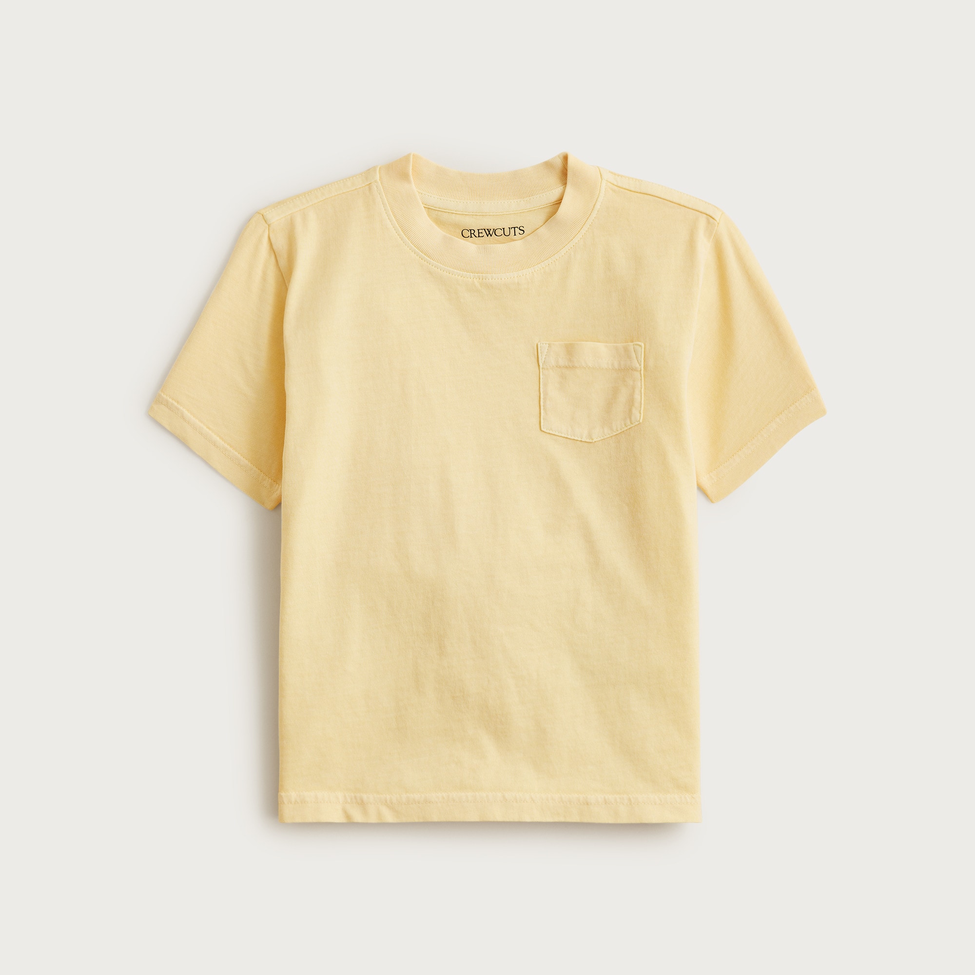 Kids' new garment-dyed pocket T-shirt