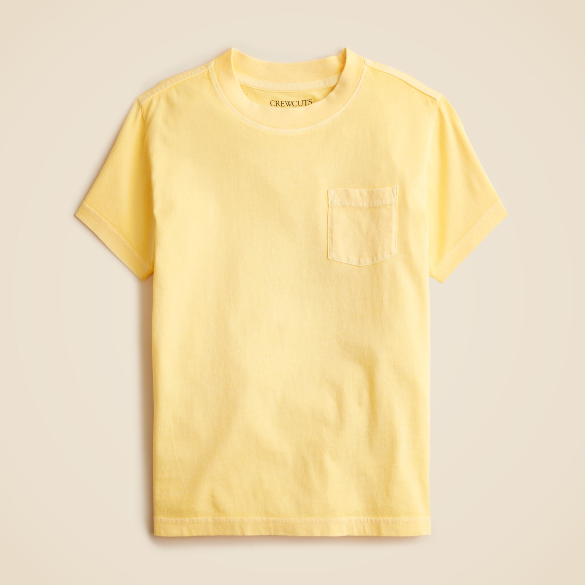 boys Kids' new garment-dyed pocket T-shirt
