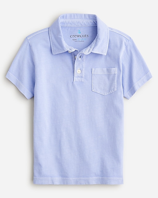 boys Kids' short-sleeve garment-dyed polo shirt