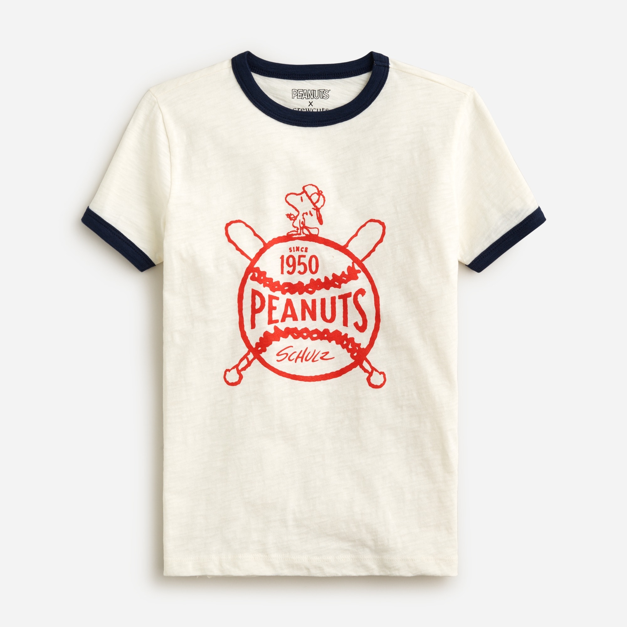boys Peanuts&reg; X Crewcuts Snoopy ringer graphic T-shirt