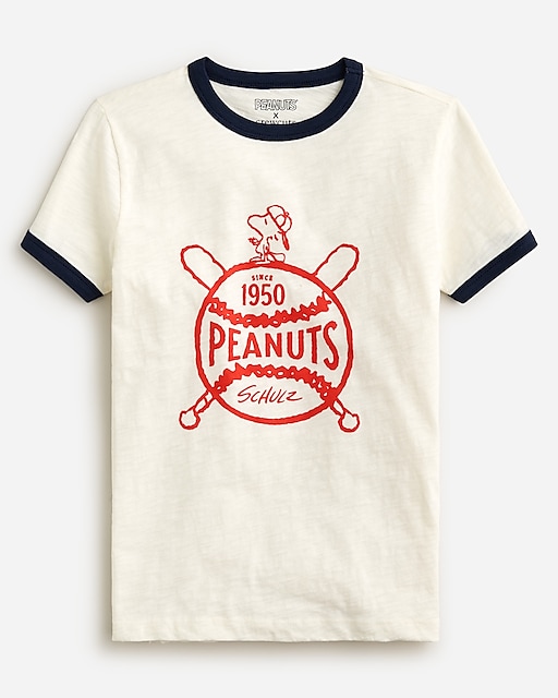 boys Peanuts&reg; X Crewcuts Snoopy ringer graphic T-shirt