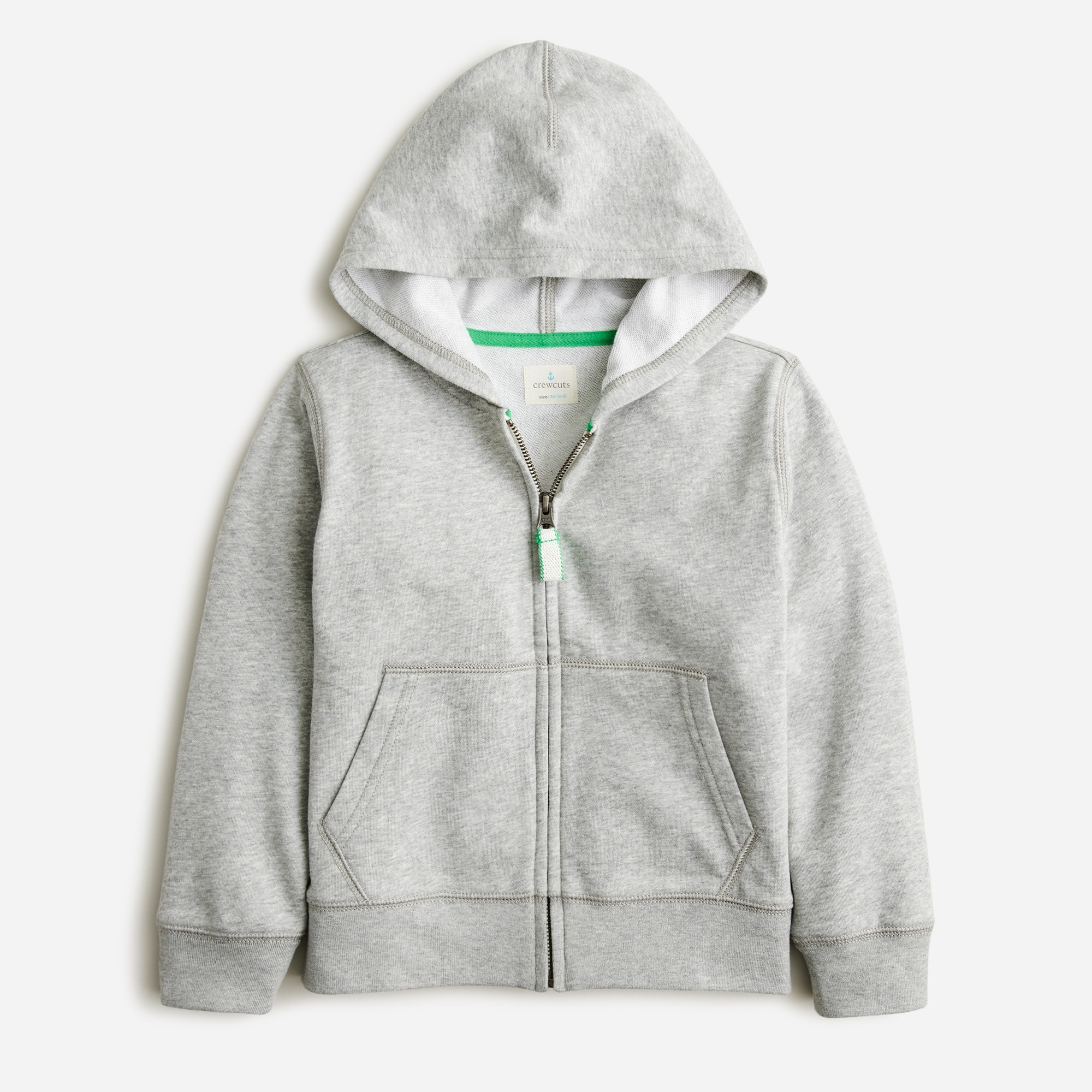  Kids' full-zip hoodie in terry