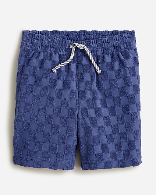  Kids' pull-on short in terry jacquard