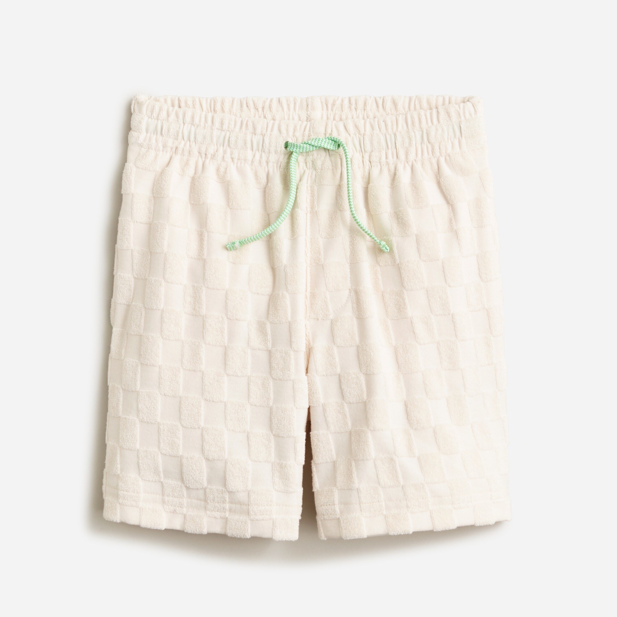 Kids' pull-on short in terry jacquard