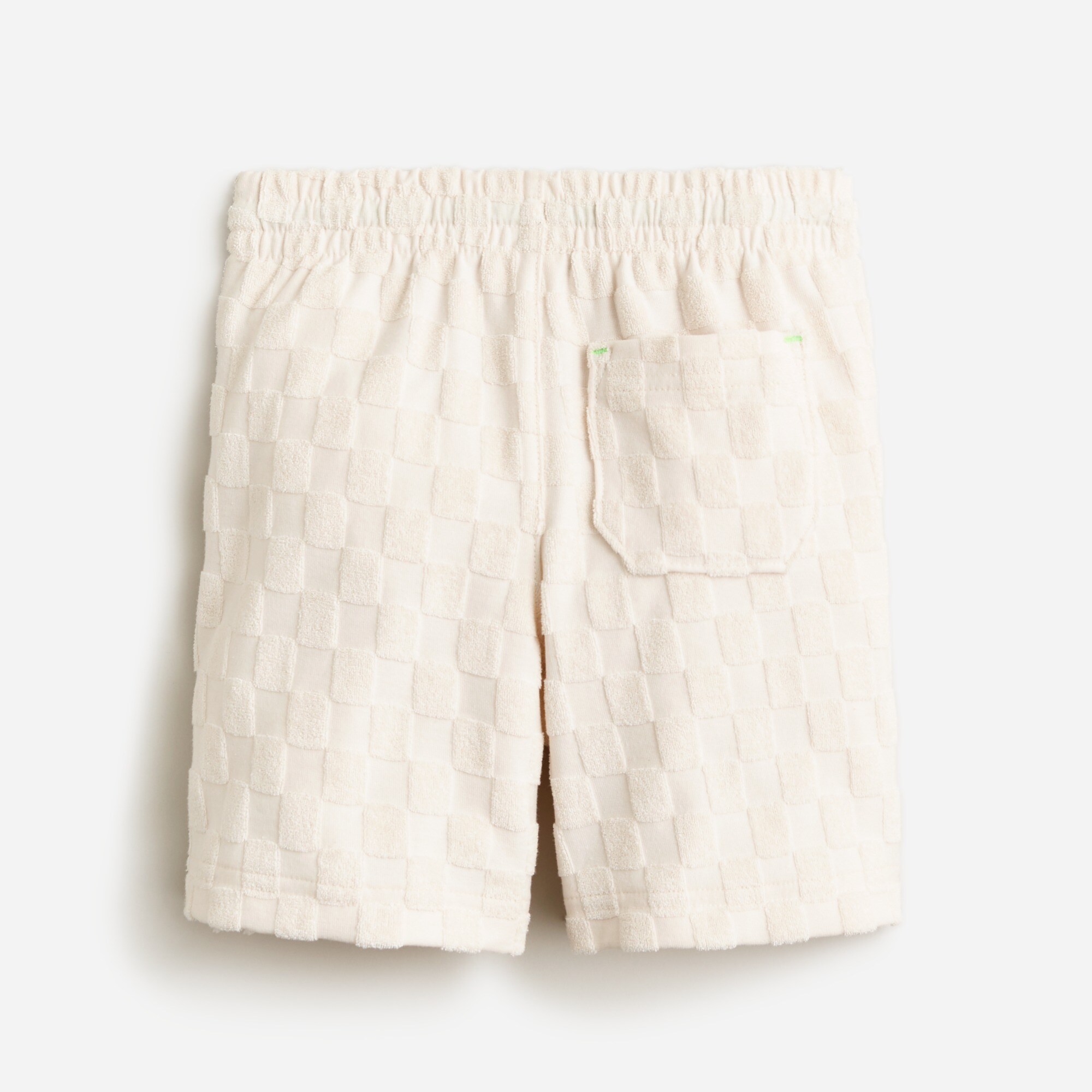 Kids' pull-on short in terry jacquard