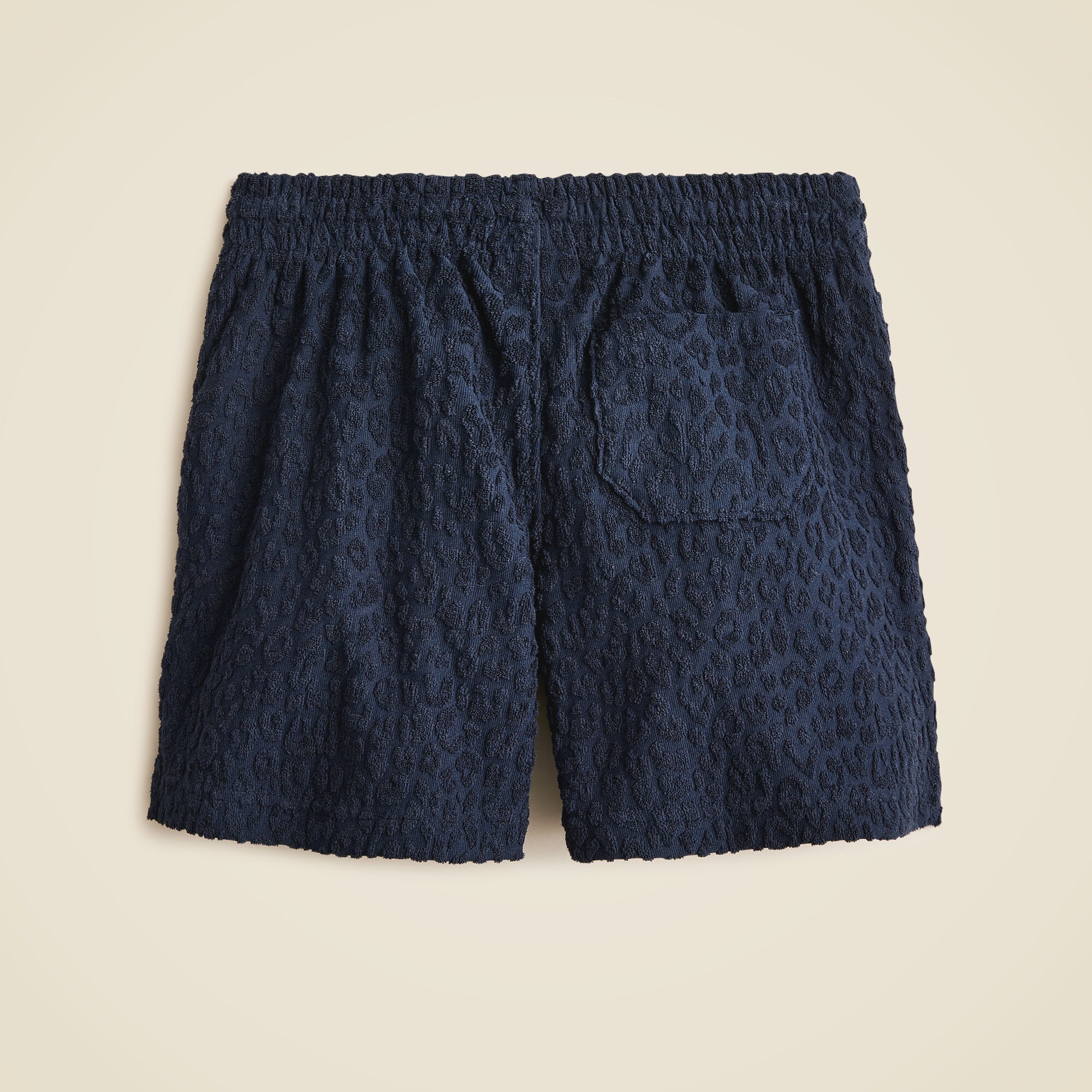 Kids' pull-on short in terry jacquard