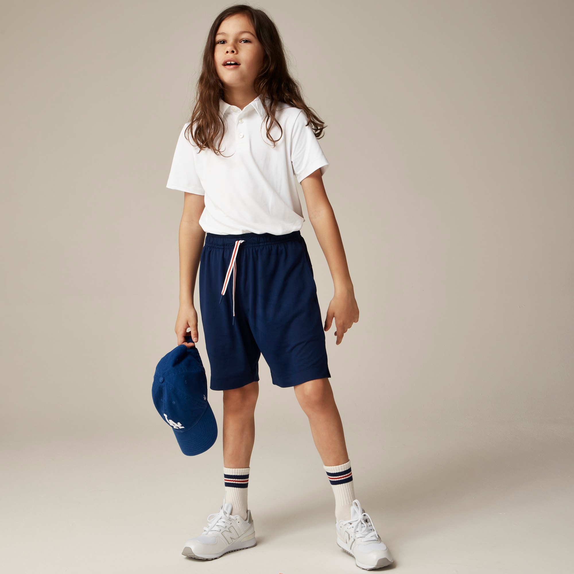  Boys' knit tech short