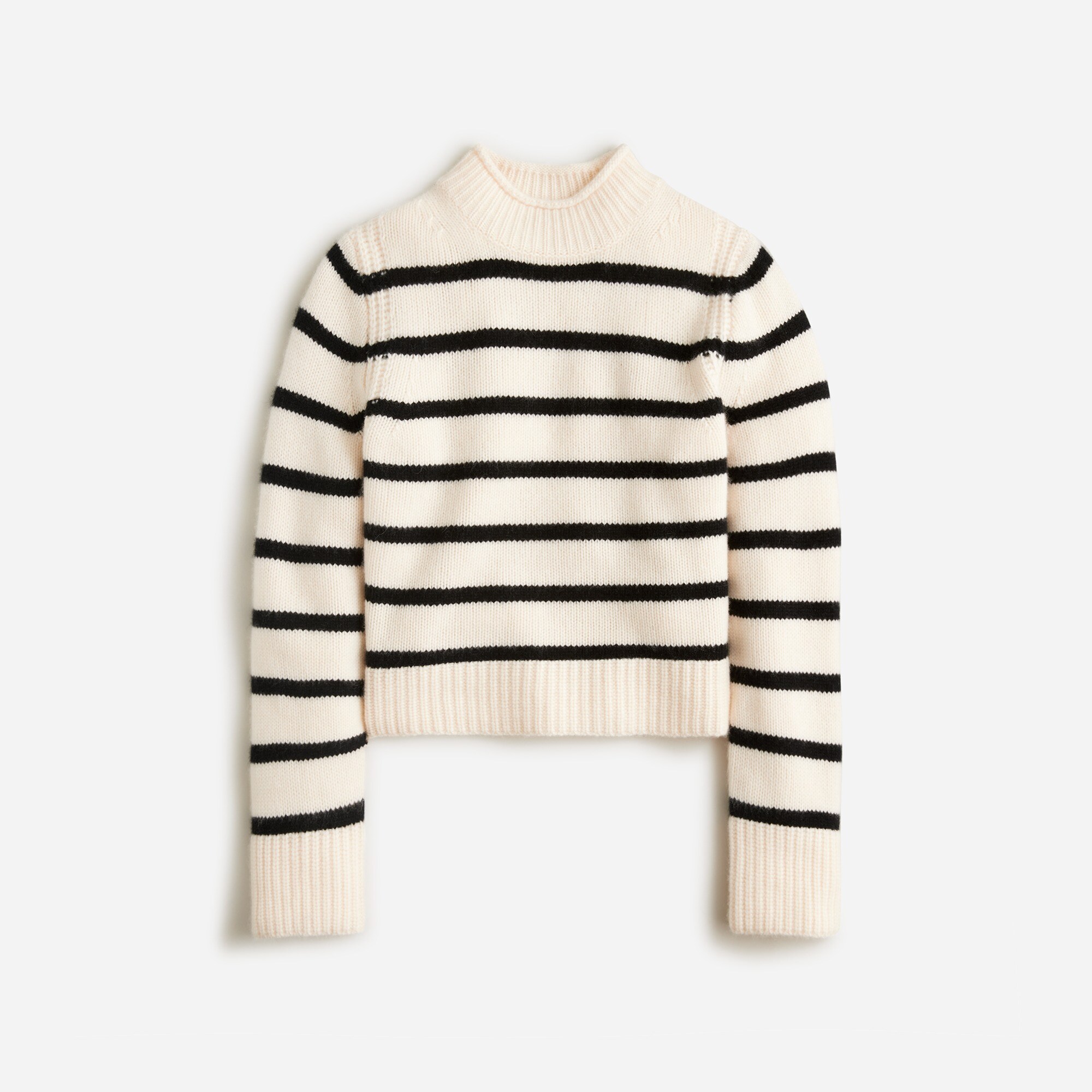 womens Cashmere Rollneck&trade; sweater in stripe