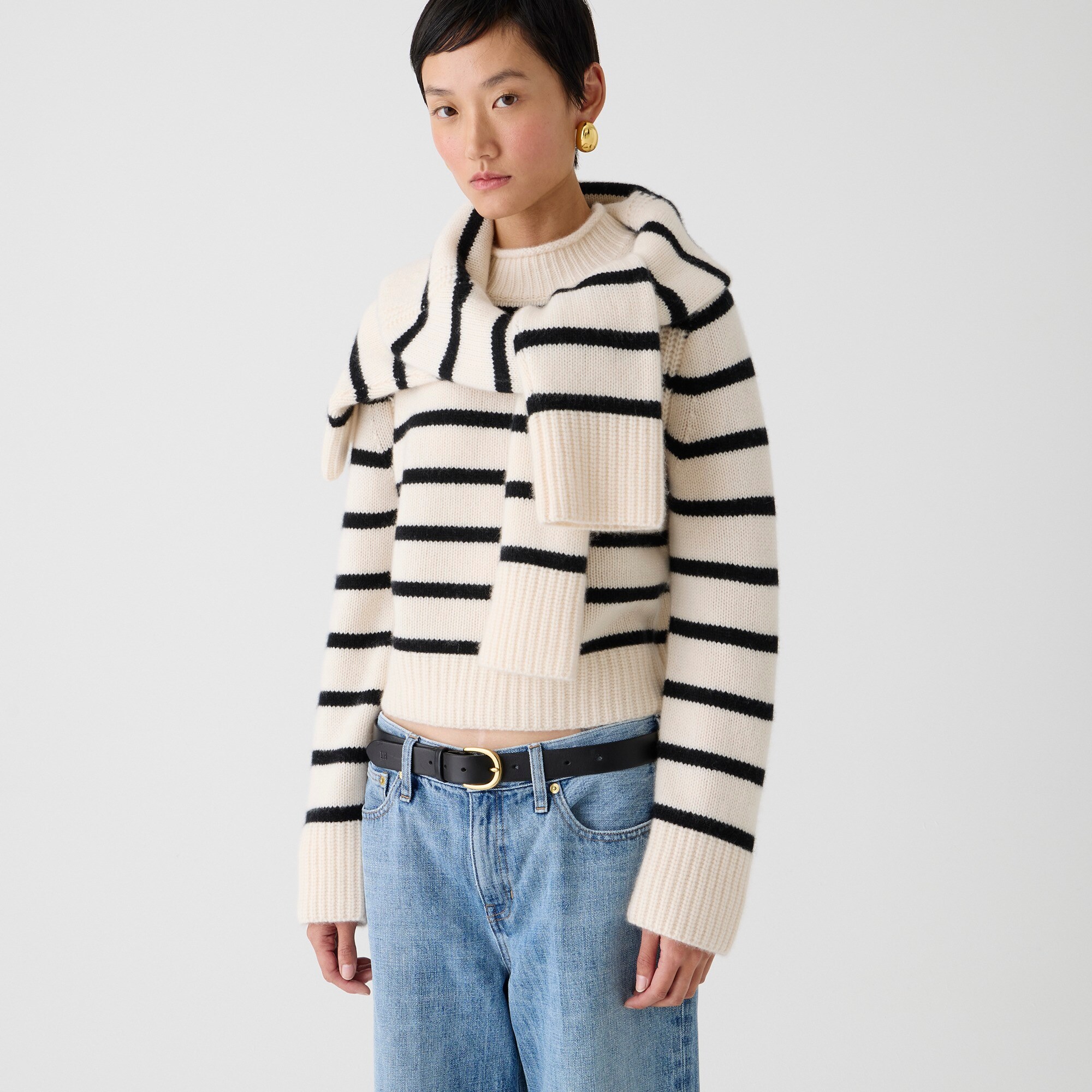 Orb wool and cashmere top