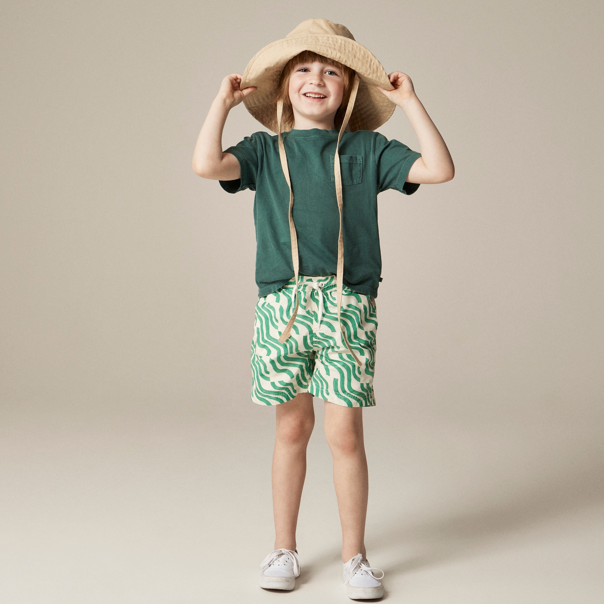 boys Boys' printed swim trunk