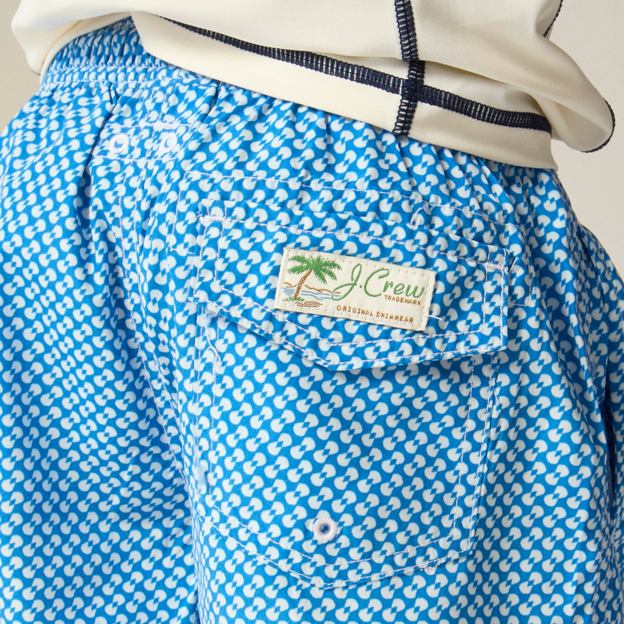 Boys' printed swim trunk