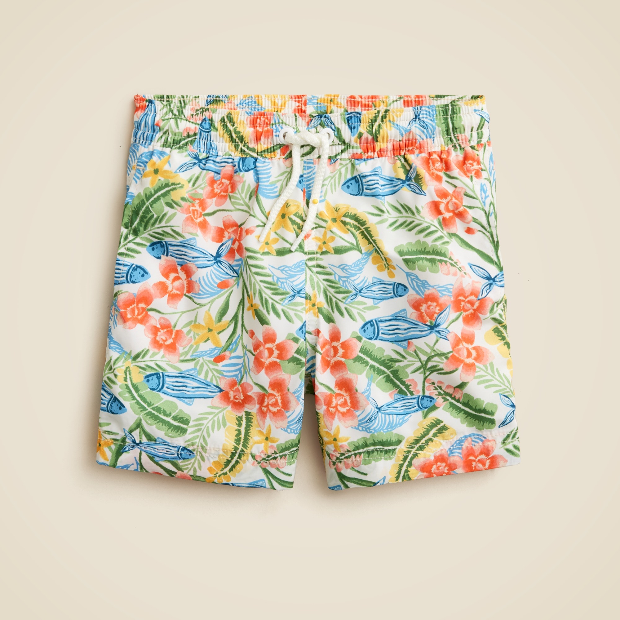 boys Boys' printed swim trunk with UPF 50+
