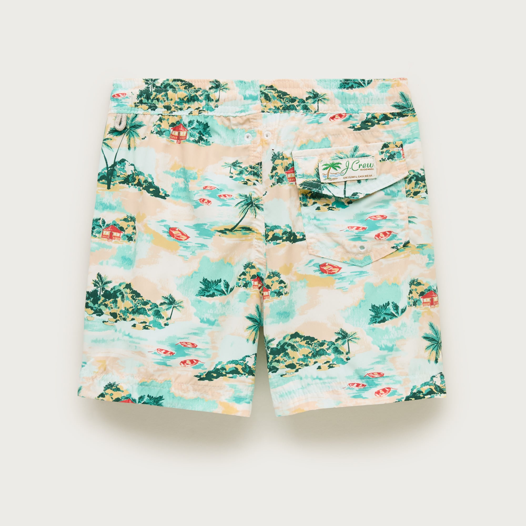 Boys' printed swim trunk