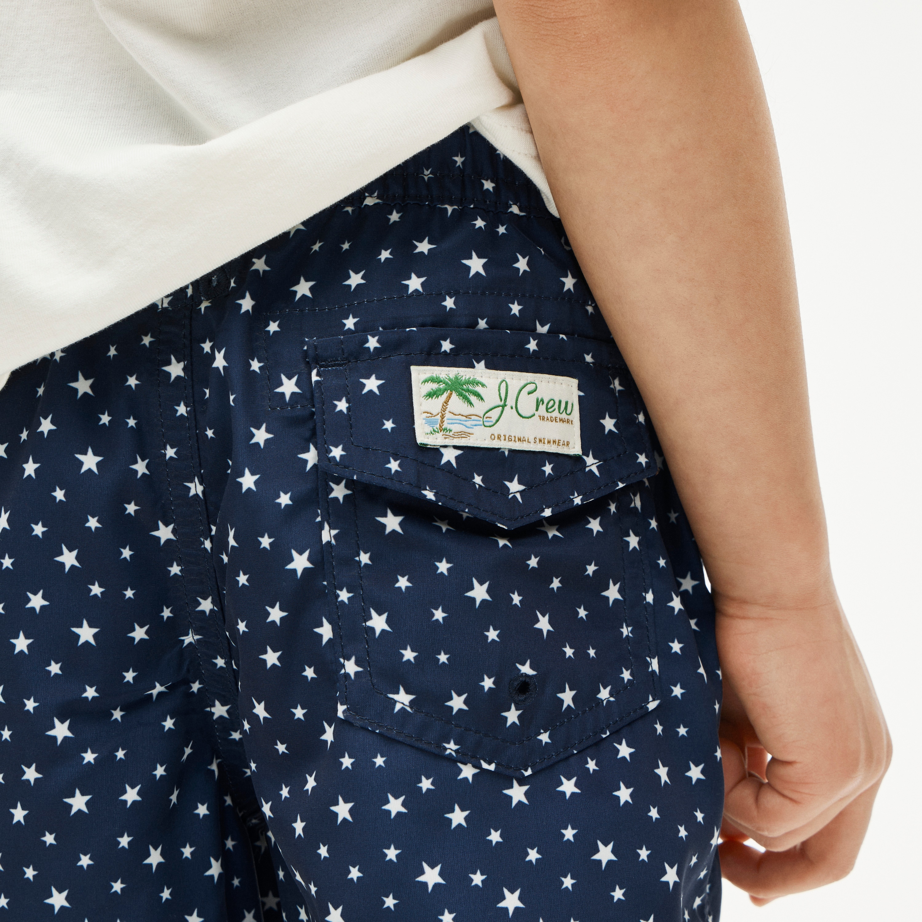 Boys' printed swim trunk