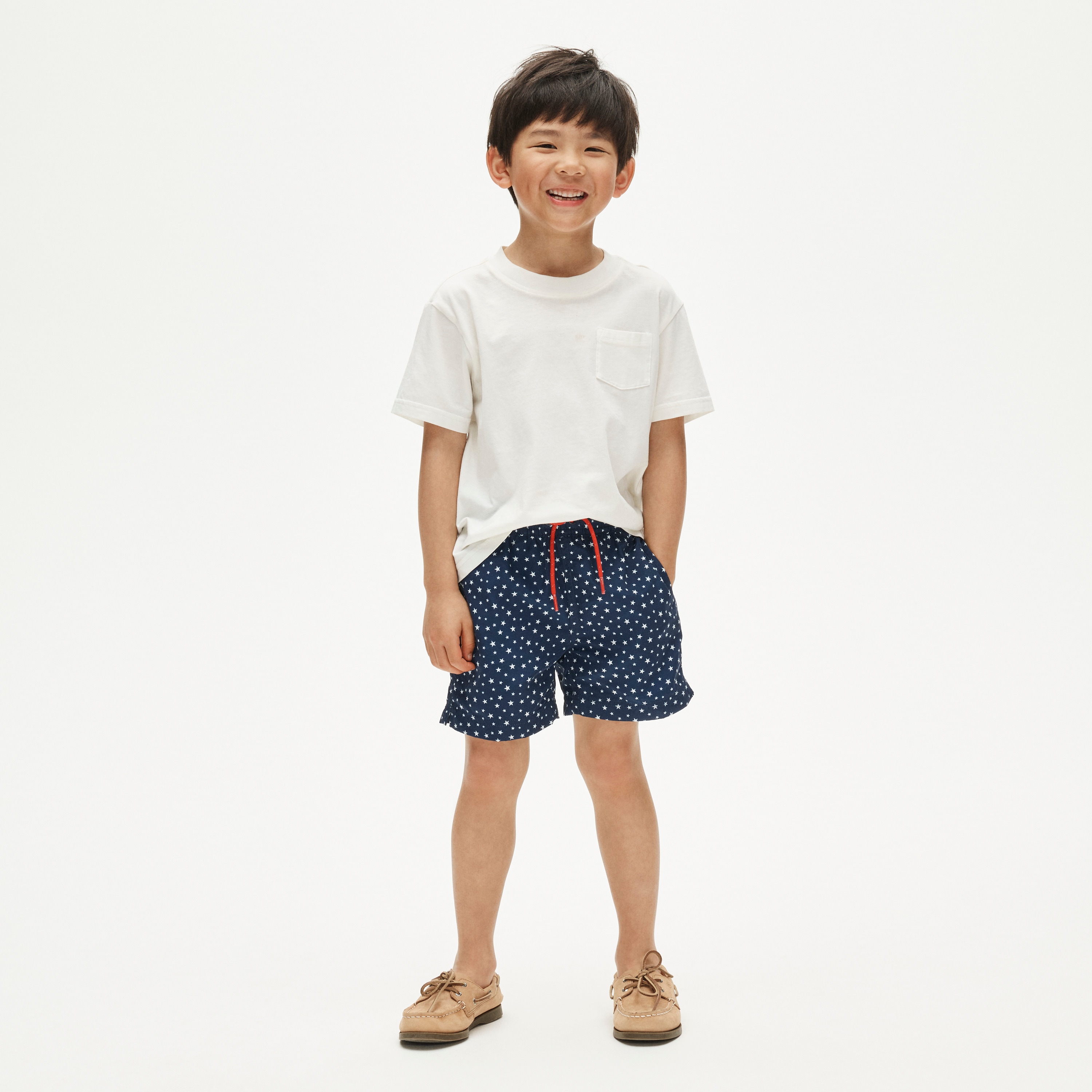 Boys' printed swim trunk