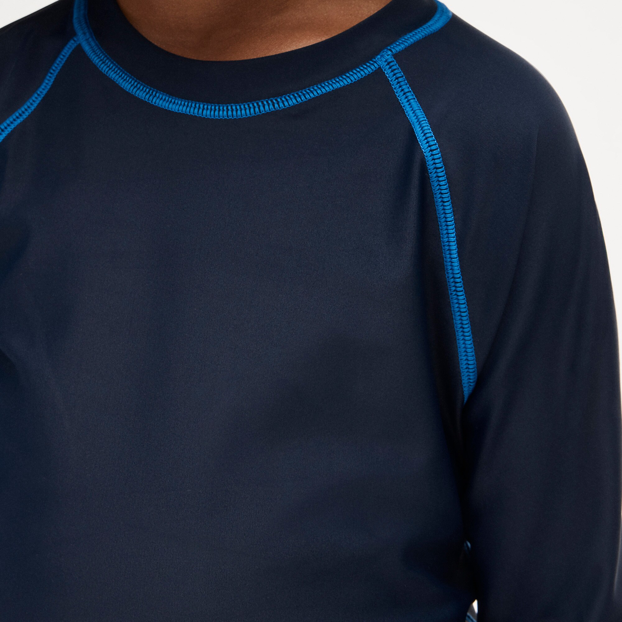 Kids' baseball rash guard
