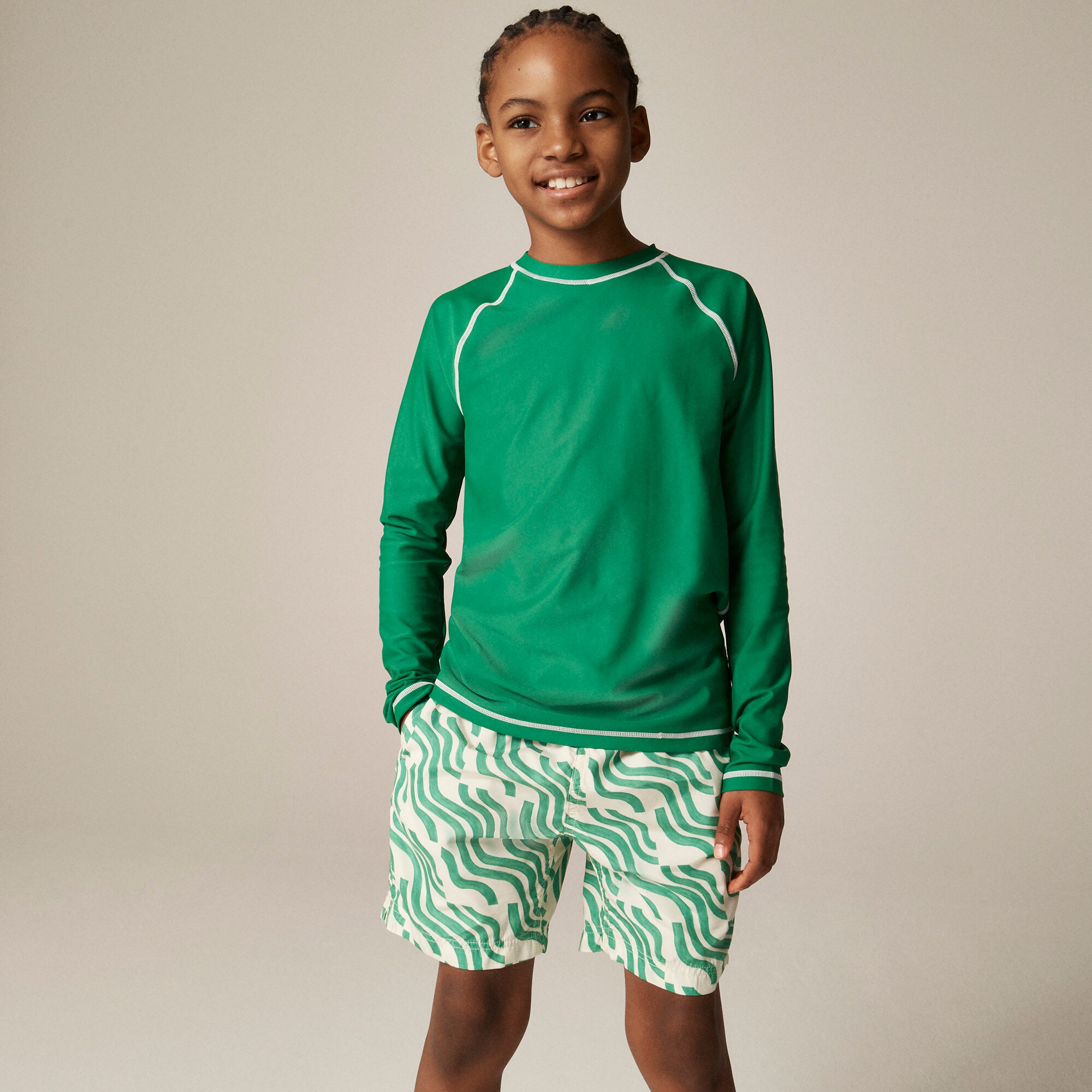 boys Kids' baseball rash guard with UPF 50+