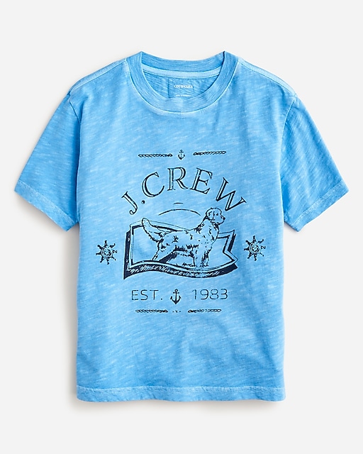  Kids' short-sleeve J.Crew&trade; dog graphic T-shirt