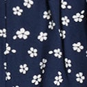 Girls' floral jumpsuit ANTIQUE NAVY IVORY factory: girls' floral jumpsuit for girls