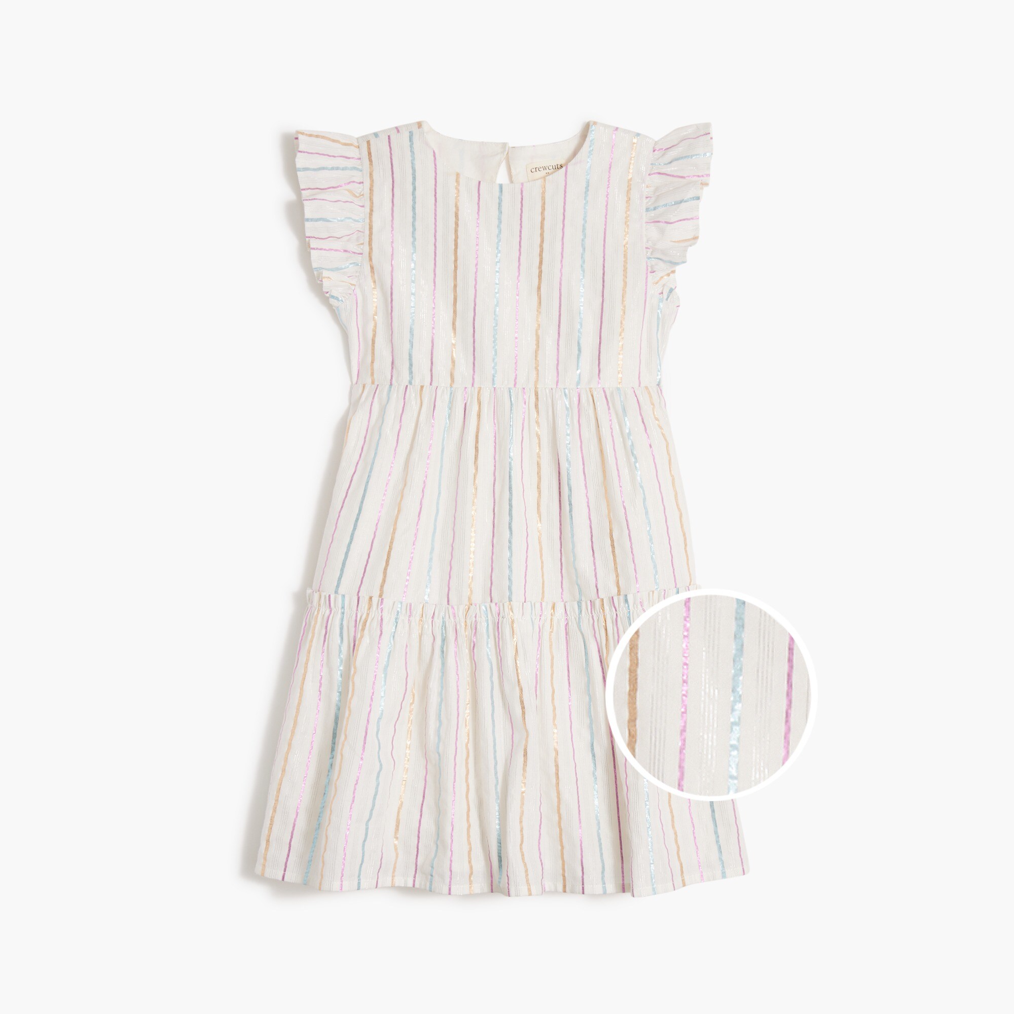 girls' shimmer striped dress for girls