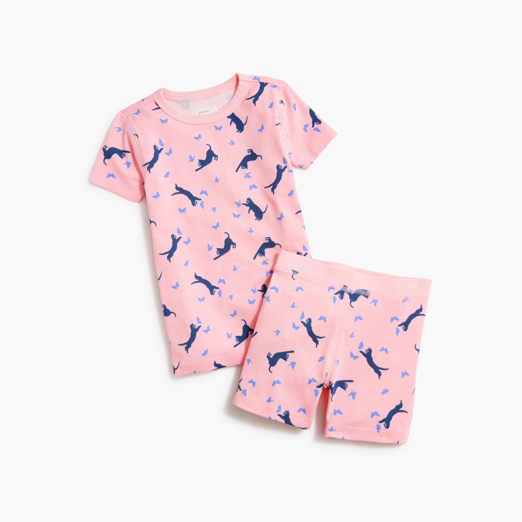 girls' cats pajama set for girls