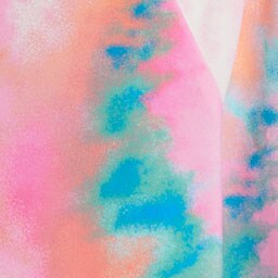 Girls' floral rash guard swimsuit RESORT PINK BRIGHT KELL 