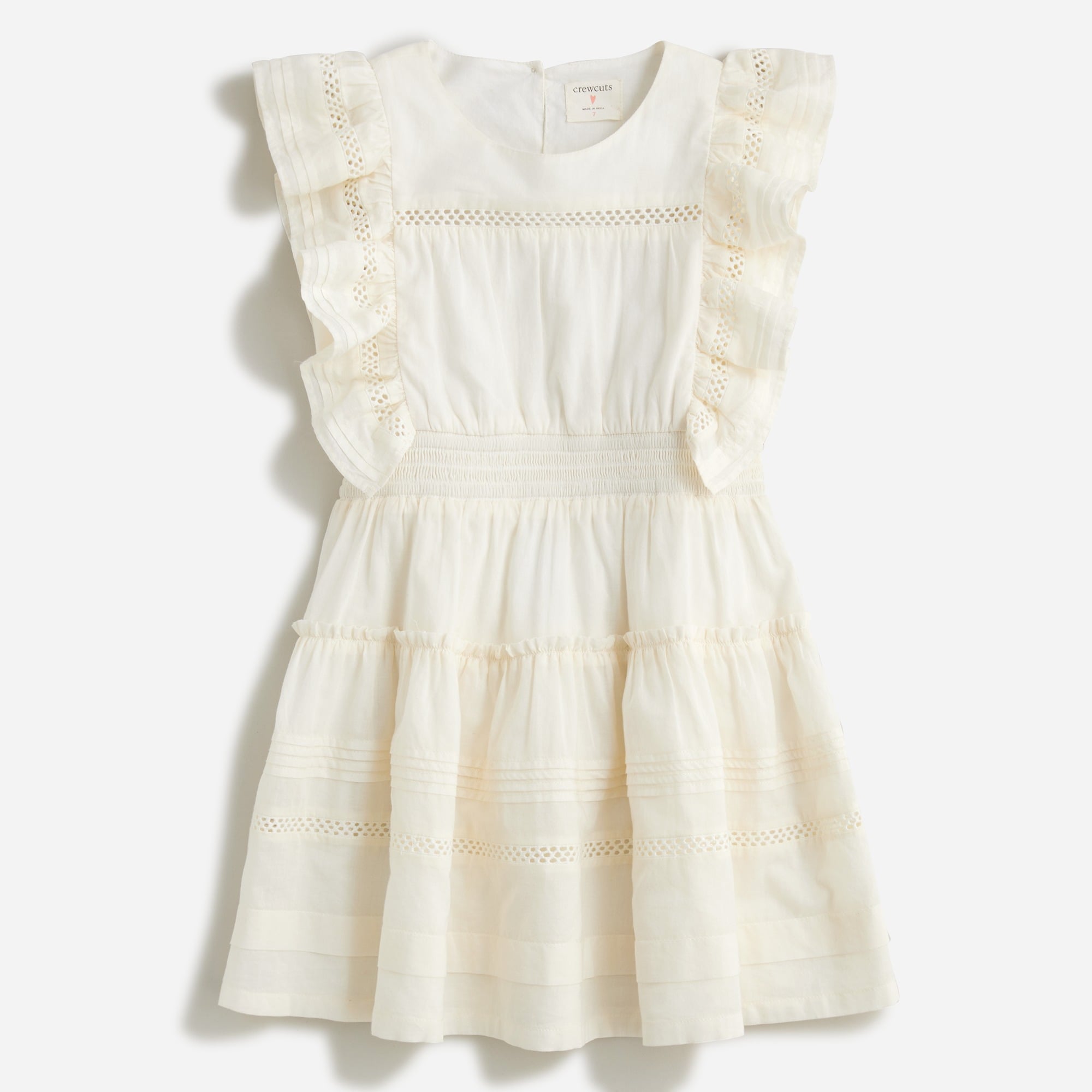  Girls' teatime dress in cotton voile