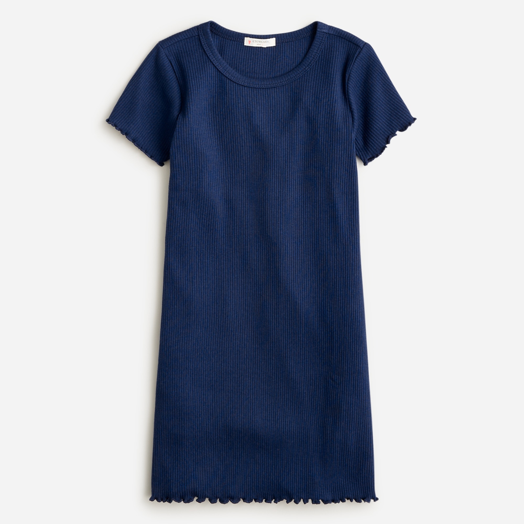  Girls' vintage rib T-shirt dress