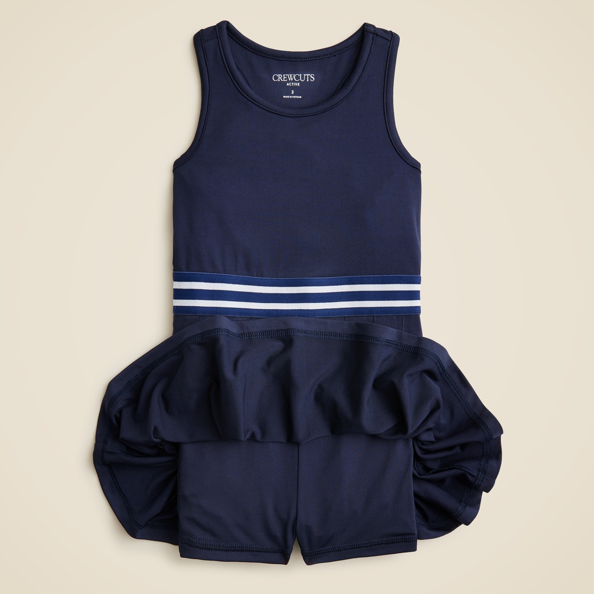 Girls' active pleated dress