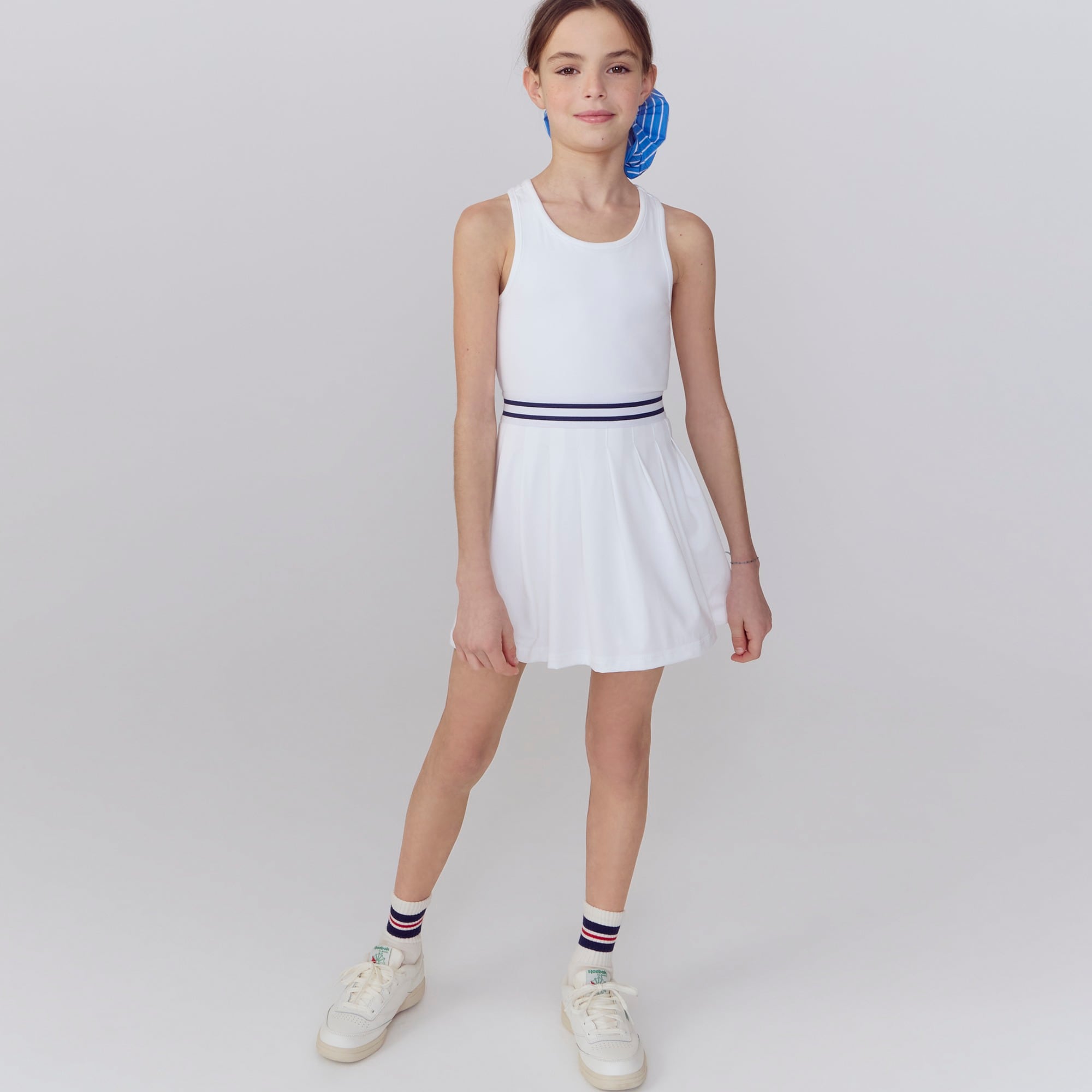 j.crew: girls' active pleated dress for girls