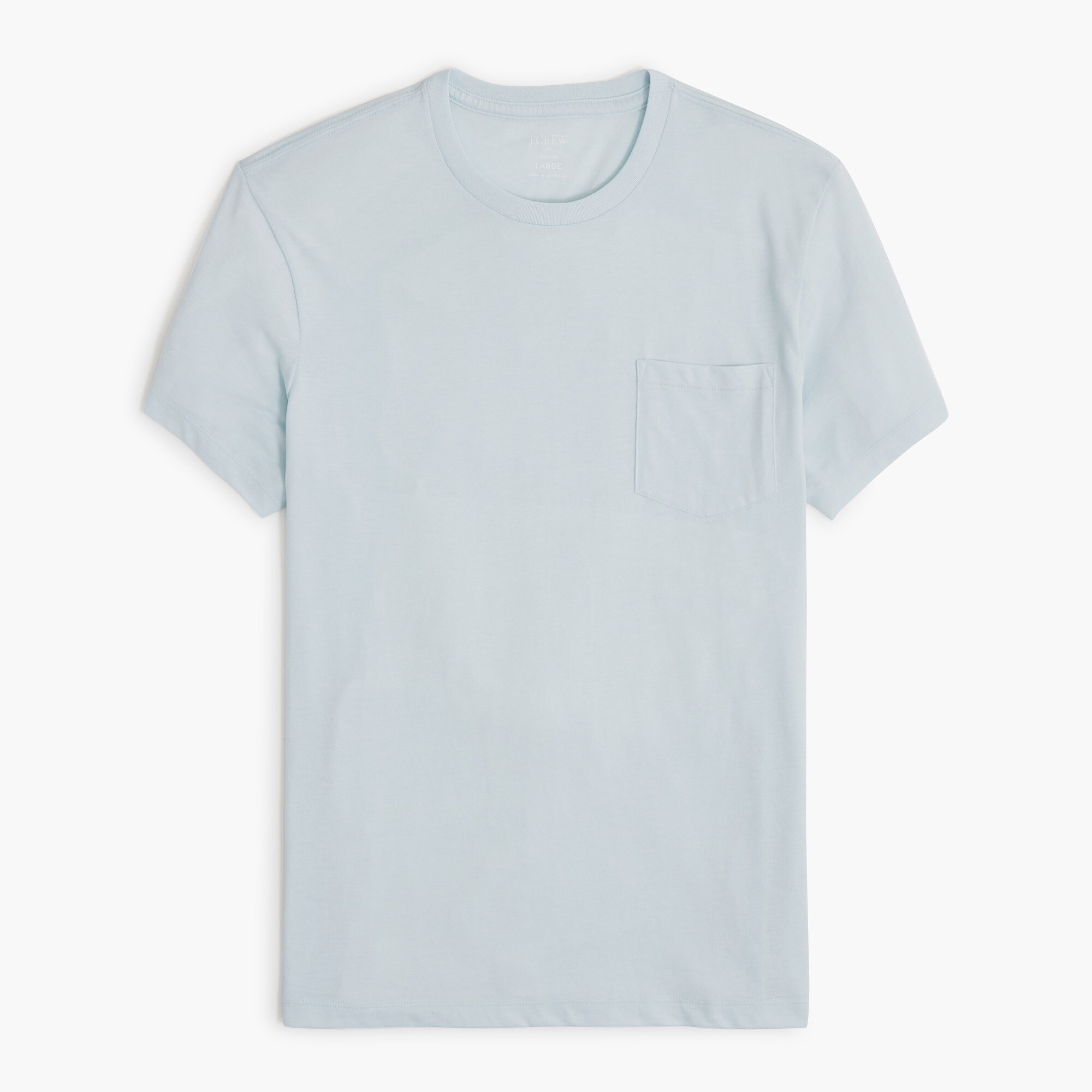 Washed jersey pocket tee