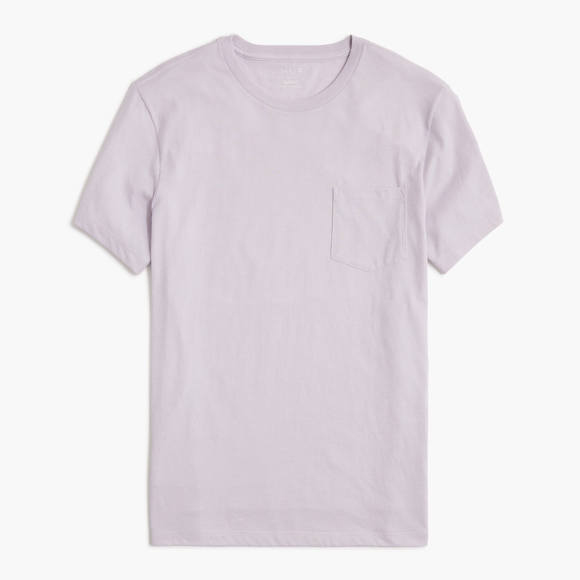 mens Washed jersey pocket tee