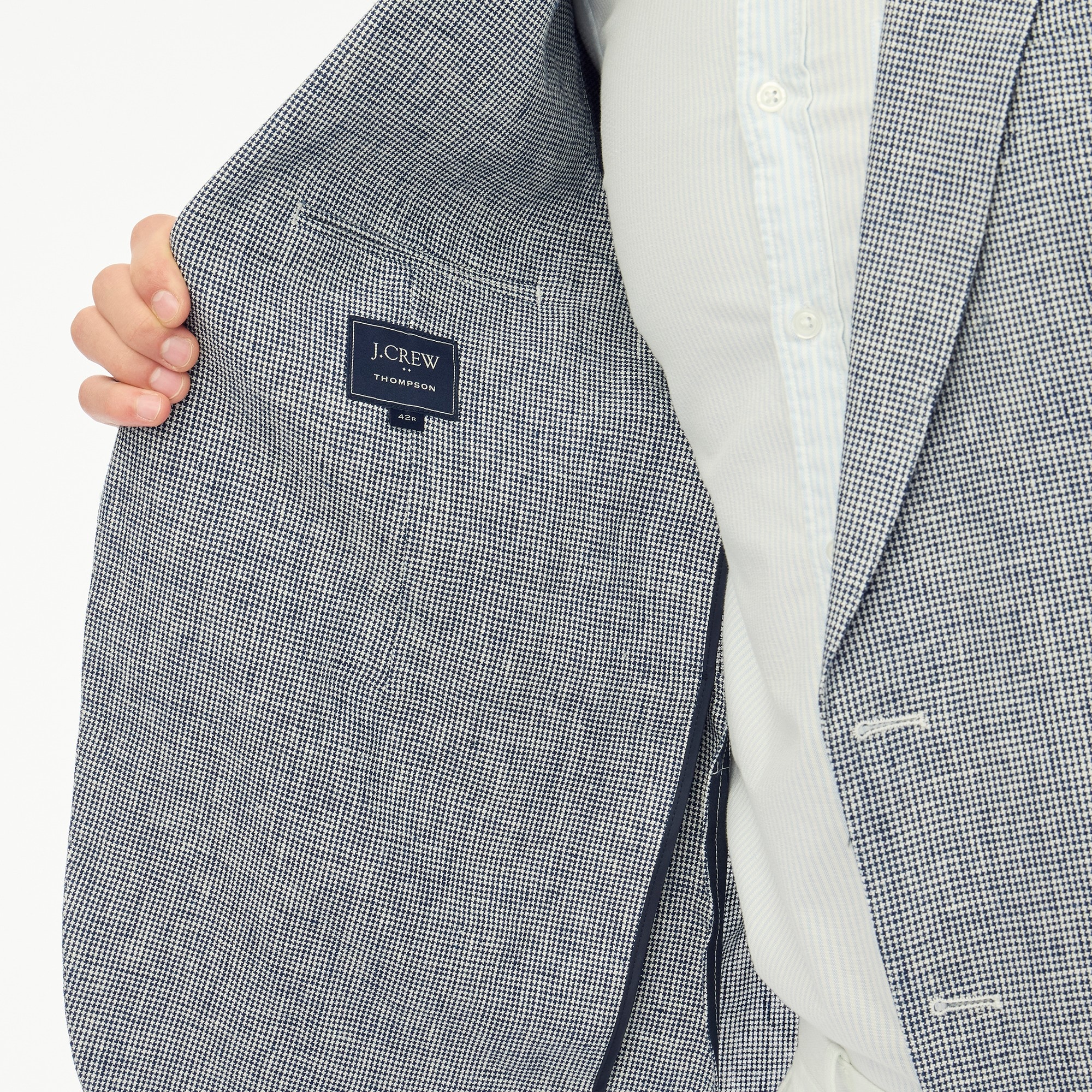 Slim-fit Thompson linen blazer